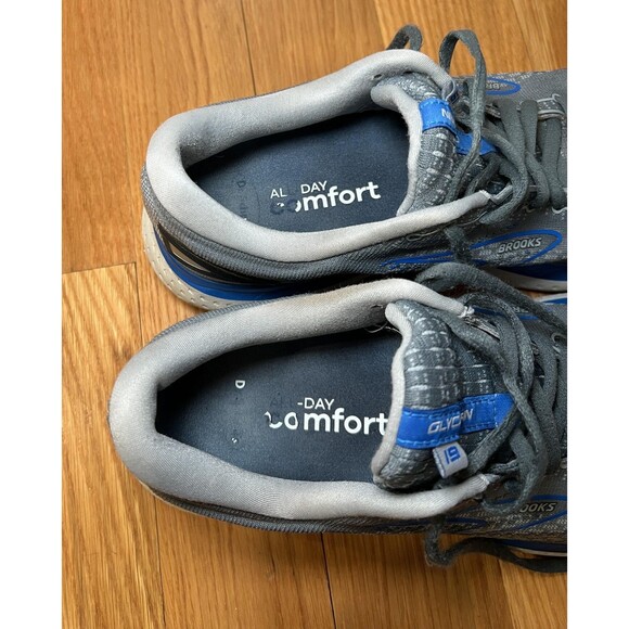 Brooks Glycerin 19 Shoes Mens Size 10.5 Gray Blue Running Sneakers 1103561D095